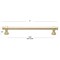 Gliderite Hardware 7-5/8 in. Center to Center Champagne Gold Classic Euro Bar Pull - 4361-192-CHPG 4361-192-CHPG-1 - alternate 4
